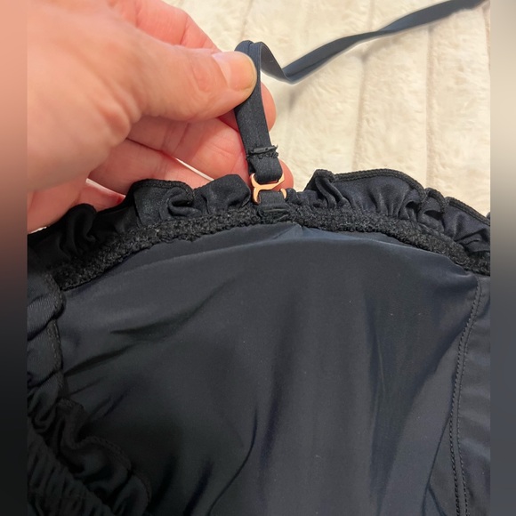 Anthropologie Iris Smocked Halter One-Piece Swimsuit - Picture 7 of 12